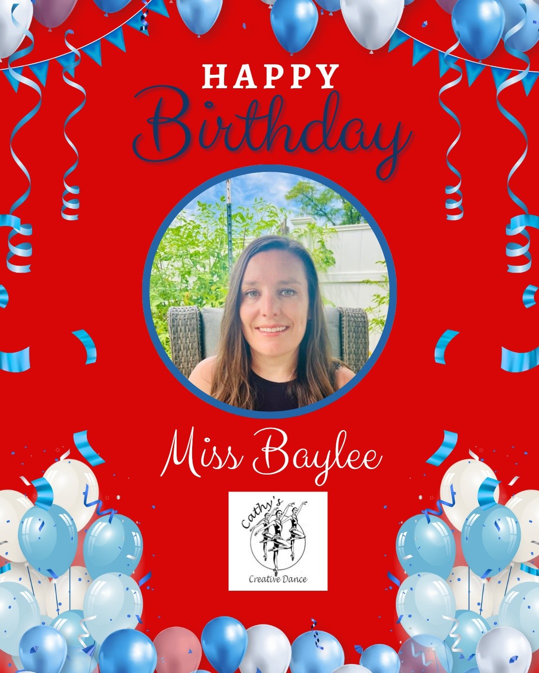 Happy birthday to Miss Baylee!! We hope you have a great day celebrating with us! 💙❤️💙❤️ #theCCDcollaboration #CCDlove