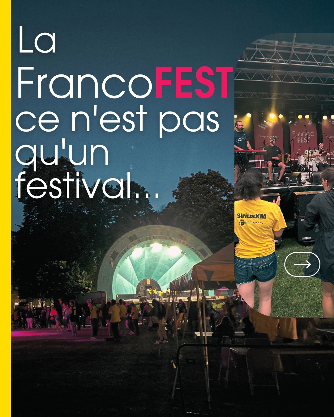Dans deux semaines, le parc Gage se transformera en lieu de rassemblement pour la communauté francophone et francophile de Hamilton et d'ailleurs. 💙
La FrancoFEST, c'est bien plus qu'une série de spectacles : c'est des rencontres, des découvertes, des moments en famille, des saveurs, des artistes et une foule de souvenirs à créer ensemble.
Qu'avez-vous le plus hâte de vivre cette année? 👇🎶✨