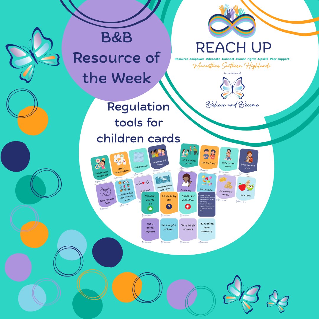 Did you know that we now have over 45 amazing resources available completely FREE on our webpage https://www.believeandbecome.com.au/resources?
Today we are featuring our Regulation tools for children cards!
This printable set contains 88 cards, each reflecting a different energy and emotional regulation strategy. The images are suitable for children and young people (can certainly be used by adults too - you can also check out our adult's regulation tools set for age-appropriate imaging). Great for use by occupational therapists, psychologists, other allied health professionals and educators for practical activities to help young people explore a wide range of regulation tools to include in their toolbox.
The development of our free resources has been supported by a Peer Support and Capacity Building Grant from the NDISβΊοΈπ¦