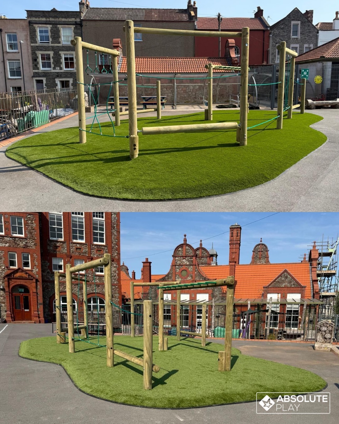 Swipe to see the before at Fairlawn Primary School 👉✨
We transformed a tired, worn-out play space into a brand new trim trail area for pupils to enjoy every day.
This project included:
• New trim trail equipment
• Fresh artificial grass
• A safer and more exciting play environment
A huge transformation that’s built for active play and long-lasting fun 🙌
Thinking about upgrading your outdoor space? Book a free design and consultation with us today