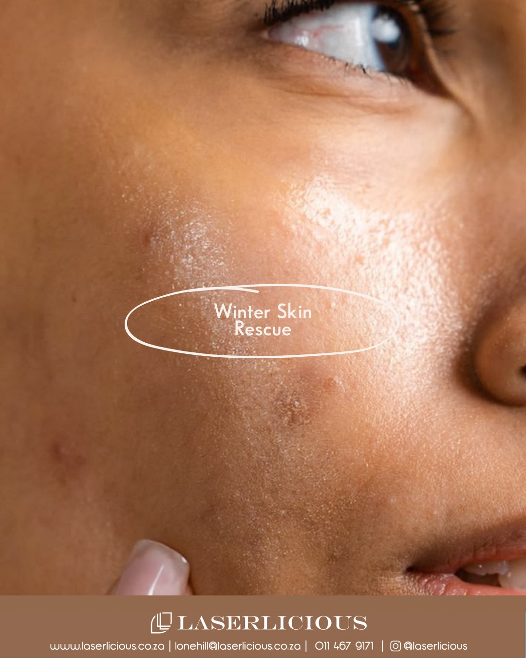 Cold weather can leave your skin feeling dry, dull and sensitive.
Our advanced facial and aesthetic treatments are designed to deeply hydrate, restore your skin barrier and bring back your glow during the colder months.
Healthy winter skin starts with the right care.
📞 Call Laserlicious on 011 467 9171 / WhatsApp 083 490 9524 / info@laserlicious.co.za to make a booking today.