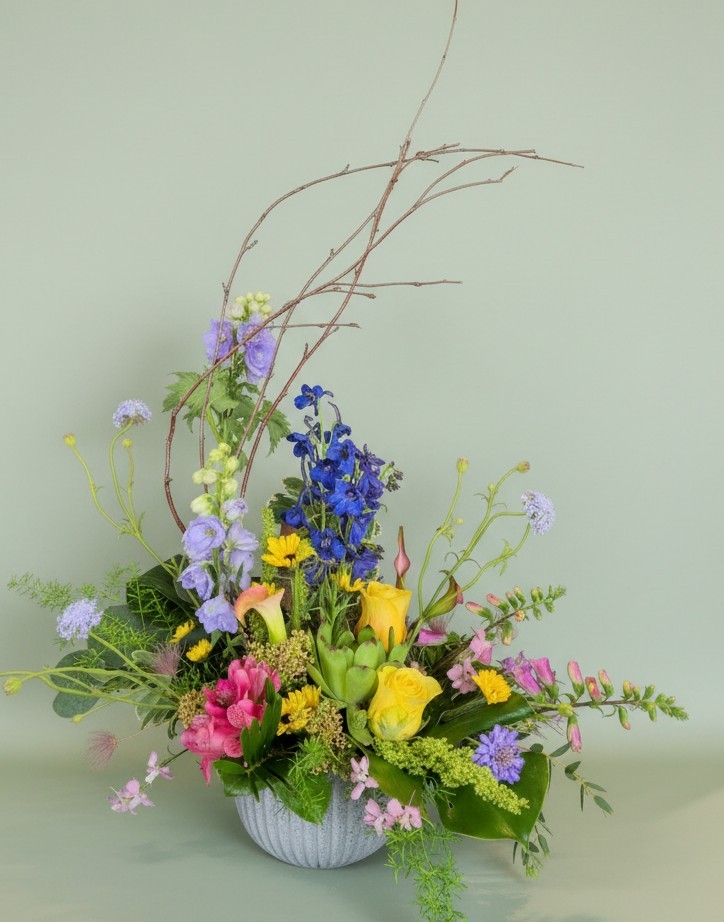 Wildflower
Jeanne Davis AIFD Cfd
#ABF#succulents#foxglove