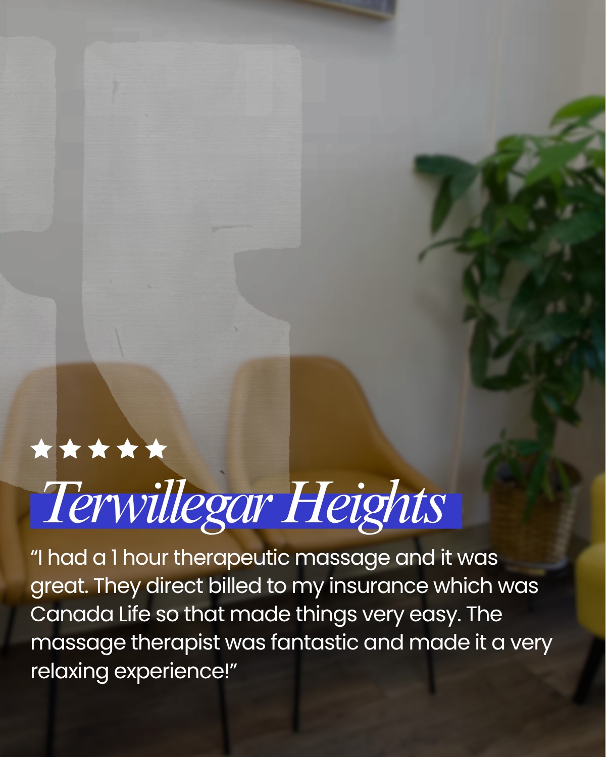 Thank you for trusting our Terwillegar Heights team with your care. From direct billing to personalized treatments, we're committed to making every visit as relaxing and stress-free as possible.
Have you visited us recently? We'd love to hear about your experience.