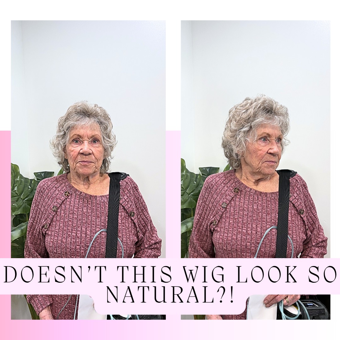 Doesn't this style look like it could be her own hair? ✨
Natural-looking hair is what so many of our clients are searching for, and this piece checks all the boxes. The soft layers, beautiful texture, and dimensional blend of silver and ash tones create a look that feels effortless and authentic. From the front to the back, it has the movement and fullness that make a style truly believable.
We especially love how this wig frames her face while maintaining a lightweight, comfortable appearance. The subtle volume at the crown and soft curls throughout add shape without looking overly styled. It's a timeless look that offers confidence, comfort, and everyday wearability. 💕
Finding the right piece isn't about changing who you are—it's about helping you feel like yourself again. This beautiful style does exactly that, and we absolutely love the result!
📍 Ogden, Utah
📅 By appointment only
📞 Call/Text: 801-388-4944
#SyntheticWigs #NaturalLookingWig #GrayHairGoals #ConfidenceWithHair #HairLossSolutions #ThinningHairHelp #SilverHairStyle #EverydayHair #OgdenSalon #KSWigShop #UtahHairLossSupport
