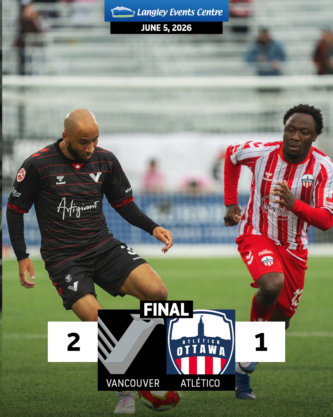 Rain or shine, the spirits were high as @vanfootballclub earned a home victory.