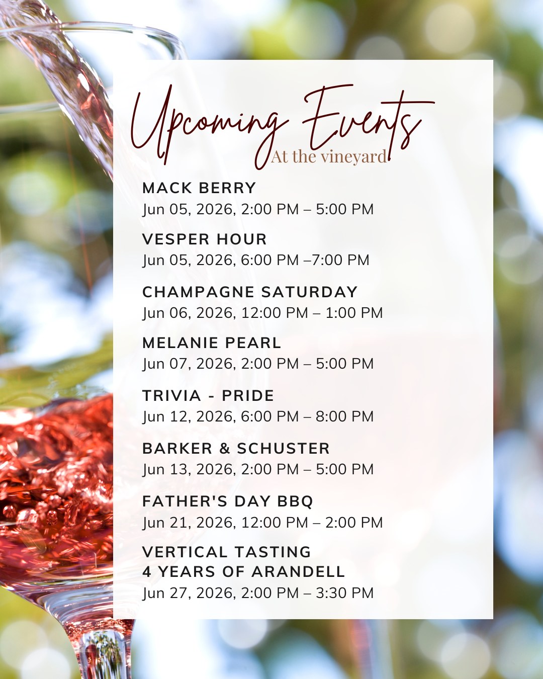 Looking for something fun to do this summer?
Check out our events calendar and join us at the vineyard for wine, live music, and good vibes all week long.
#visitvirginia #winchesterva #vineyard #whitewine #smallbatchwine #sipandstay