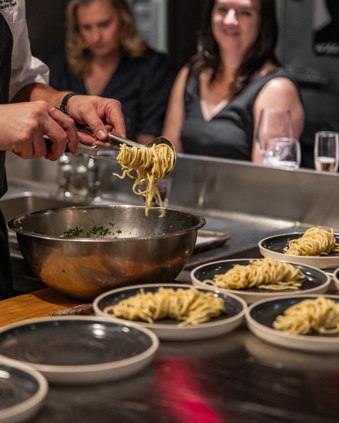 We only have a few seats left for this month's Fork Dropper Friday. Our omakase menu, "Italia" is presented by Chefs Johnny Gonzalez and John Kleifgen.
šļøWHEN: Friday, June 12 at 6:30pm or 8:30pm.
š“ WHERE: At the shellfish bar!
š² HOW TO BOOK: Fill out the quick form using the link in bio. It's 8 seats per seating, reserve now to secure your spot!
š®š¹ MENU
Apertivo
parmesan tuile, warm truffle espuma, micro basil
Bluefin Crudo
big eye tuna, sicilian citrus, calabrian chili oil, fennel pollen, petrosian caviar
Burrata
sourdough focaccia, heirloom tomato, aged balsamic
Takamori Carpaccio
crispy farro, black garlic aioli, pickled mustard seed, pƩrigord truffle, micro arugula
Agnolotti del Plin
veal, parmesan, brown butter, sage
King Crab Gnocchi
brown butter, white miso, crispy sunchoke
Whole Roasted Bronzino
fennel, salsa verde
Bistecca Fiorentina
dry-aged kumamoto strip, rosemary jus, black truffle potato pave
Osso Bucco
smoked onion puree, gremolata, barolo demi-glace
Tiramisu
mascarpone mousse, espresso cream, amaretto sponge, hazelnut biscotti, limoncello
CaffĆØ e Ciambelle
vanilla bean zeppole, espresso gelato
#dallasrestaurants #dallaseats #nickandsams