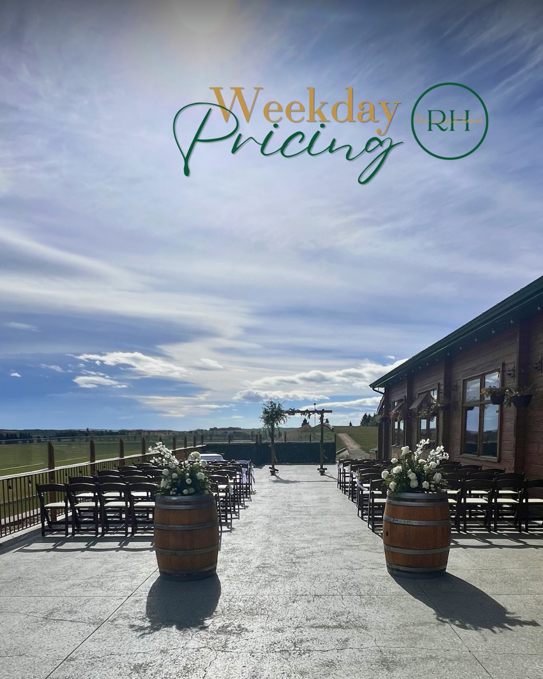 Weekday weddings, but make it luxe ✨
You get the same heritage building, tent, and sweeping views - at a value that lets you invest more in florals, photography, or that dream honeymoon.
Monday–Thursday dates also mean more availability for your favourite vendors and a relaxed timeline 💍
#weekdaywedding #yycevents #weddingbudget #yycwedding