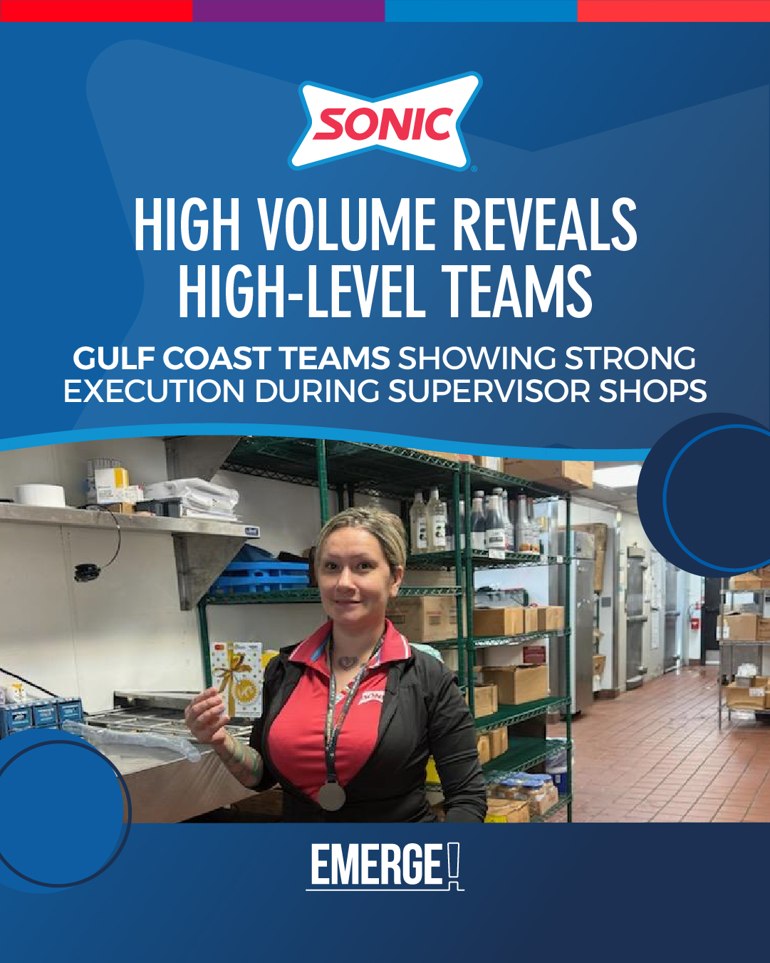 The strongest recruiting happens through connection, not just conversation.
RGM Maria in Clute and Laura in Lake Jackson recently teamed up for a local high school job fair where students and staff quickly took notice: “Sonic had the best table.”
That kind of feedback reflects something deeper than presentation alone.
It reflects energy.
Engagement.
And leaders who know how to connect with people in meaningful ways.
Maria and Laura represented the kind of culture young people want to be part of: fast-paced, growth-oriented, people-focused, and full of opportunity.
That’s storm rider leadership in action!
www.emergeinc.net/team
#Leadership #Recruiting #TeamCulture #CareerGrowth #FutureLeaders #PeopleFirst #WorkCulture #LeadershipGoals