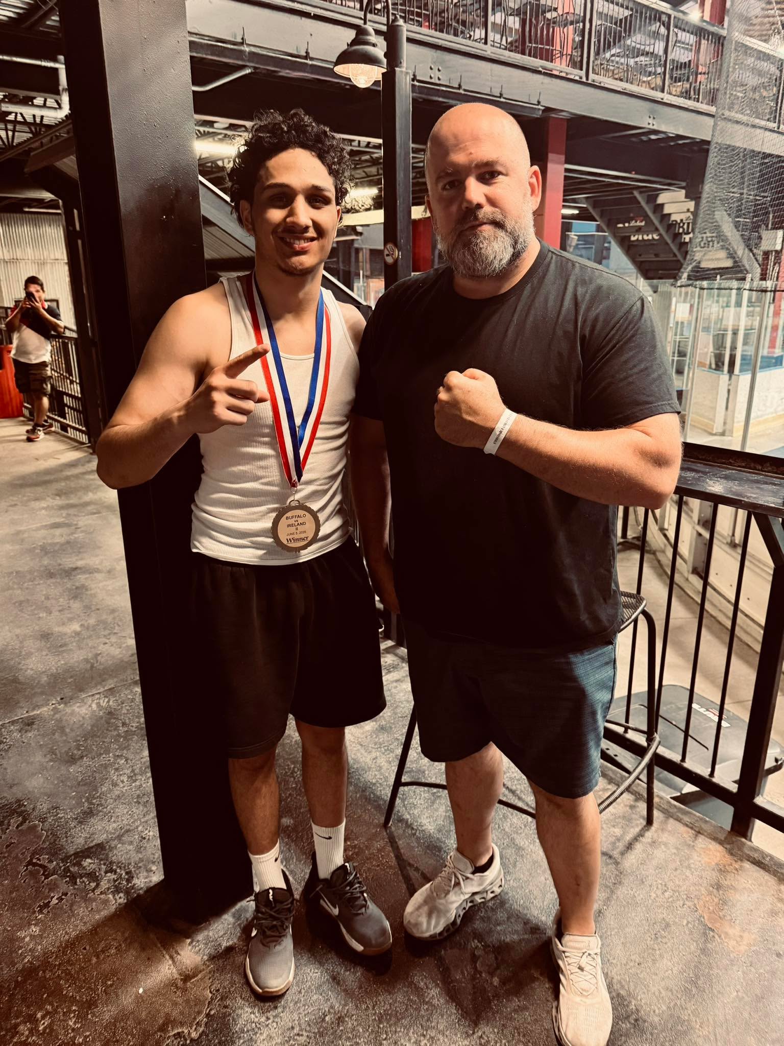 Proud of Andre Mendez for the big victory at Buffalo RiverWorks in the Buffalo vs Ireland event!
A huge thank you to Tommy Neff for the invite and shout out to the Irish champions that traveled to put on a great show! OBC Athletics