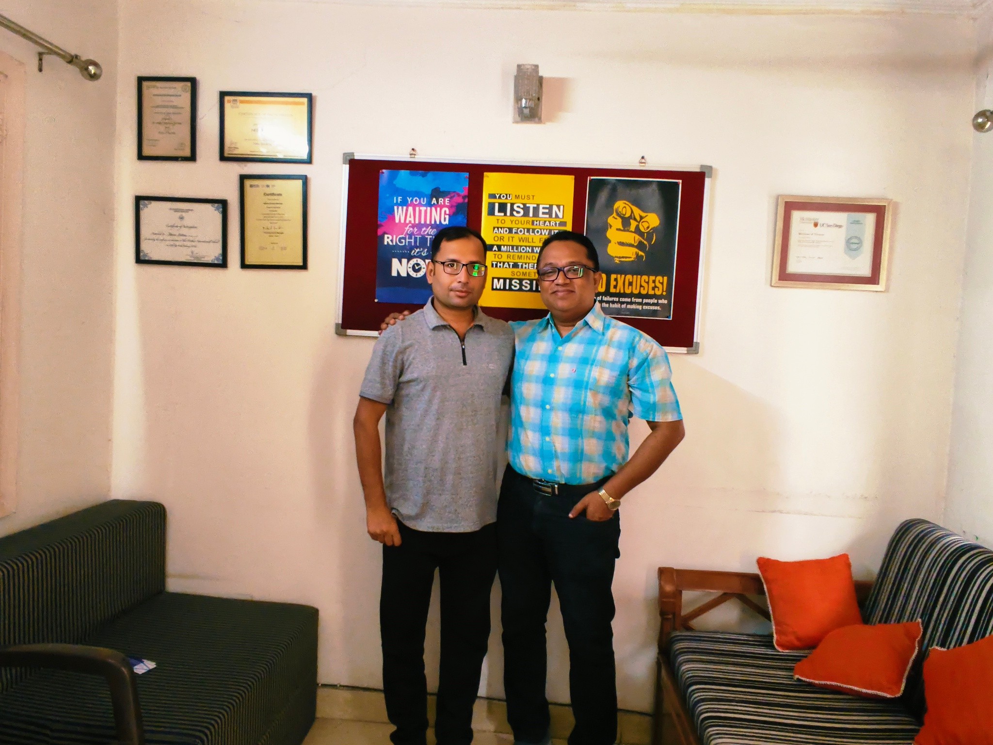 An honour meeting Mr. Mathews Thomas, Founder of AIEF.