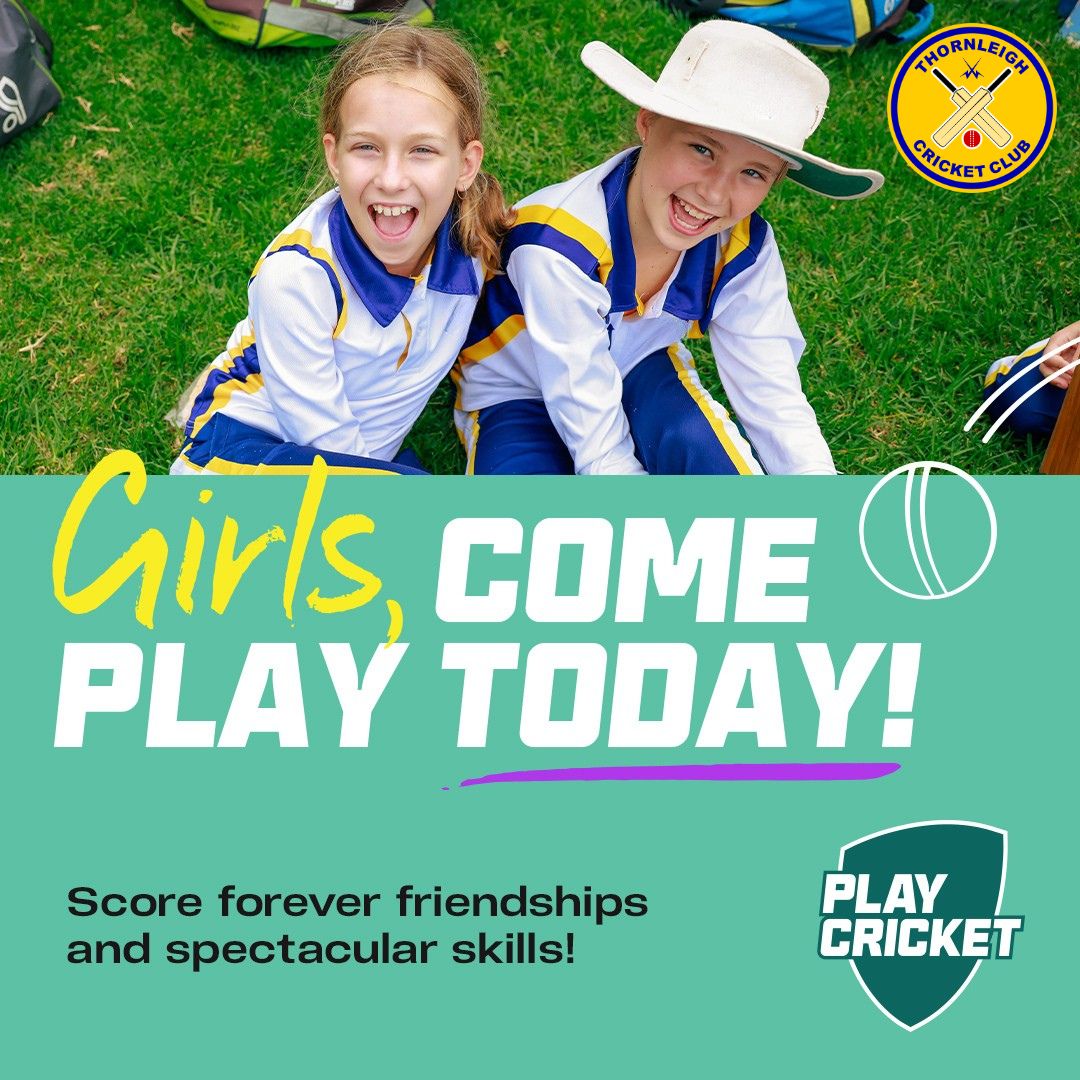 🏏💙💛 Girls Cricket is Calling! 💛💙🏏
Do you have a daughter aged 7, 8 or 9 who would love to have fun, make new friends and learn cricket in a welcoming team environment?
🌟 Join the Thornleigh Cricket Club Girls U8 Team for the 2026/27 season!
✅ Girls aged 7-9 years
✅ Training one afternoon per week at Thornleigh West Public School (TWPS)
✅ Saturday morning games at local grounds (including TWPS)
✅ Short games of approximately 1.5 hours
✅ Fun, friendship, skills and confidence-building
✅ Dedicated, experienced coaches
Whether she’s picking up a bat for the first time or already loves cricket, we’d love to welcome her to the Thornleigh Cricket Club family!
📣 EARLY BIRD REGO IS NOW OPEN (season starts in September) – come and be part of our girls cricket program.
Save 💥 $20 OFF registration 💥 when you use promo code: 1B86F9BE
More details and to Register: https://www.thornleighcricket.com.au/girls-cricket/girls-cricket-under-8
Got questions? Send us an email: thornleighcricket@gmail.com
#ThornleighCricketClub #GirlsCricket #CricketForGirls #PlayCricketforThornleigh #JuniorCricket #CommunityCricket #ThornleighSportsClub #GirlsInSport 🏏💙💛
🏏🏏🏏
Thanks as always to our Major Sponsor: @alto_mitsubishi_pennant_hills
and our Community Partners:
@magpieswaitara
@allenandsheppard
@scooda.creativehub
.....for your huge support of local community cricket.
#PlayCricketforThornleigh #ThornleighCricket #SummerSport #Cricket #Thornleigh #Westleigh #TforThornleigh
#CommunityCricket
@cricketnsw
@cricketaustralia
@playcricketau
@hkhdca
@thornleighsportsclub