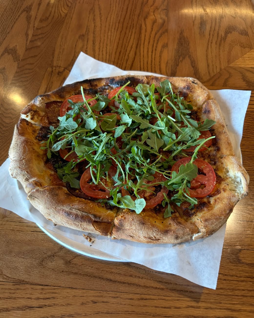 June Pie of the Month: The BLT Deluxe 🥓🍅
A fresh twist on a classic favorite featuring aioli, garlic, prosciutto, light mozzarella, bacon, fresh tomato, arugula, and finished with a drizzle of balsamic glaze. Try it before it's gone!
