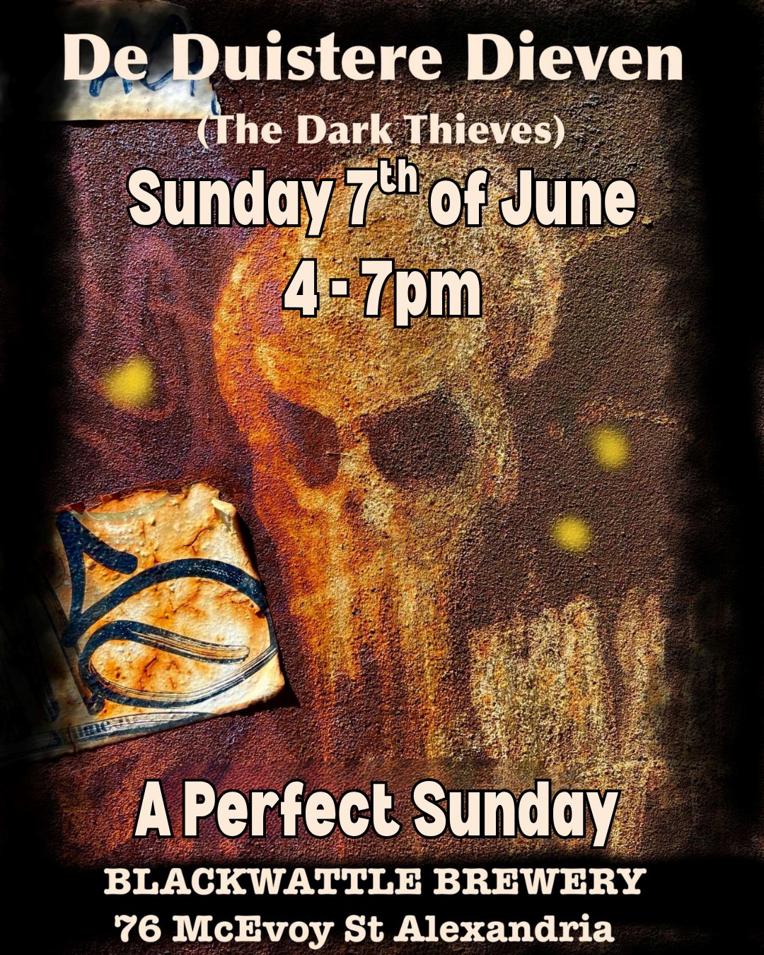 Looking for the perfect way to wrap up your weekend? 🍻 Tomorrow is sorted!
Join us this Sunday, June 7th from 4pm to 7pm for an epic Sunday session featuring live music from De Duistere Dieven (The Dark Thieves)! 🎸 Let's make it "A Perfect Sunday" – grab a fresh pint of local craft beer, kick back with your mates, and let the tunes roll.
📍 Blackwattle Brewery - 76 McEvoy St, Alexandria
Tag your Sunday drinking crew in the comments below and we'll see you tomorrow at the bar! 👇
#brewery #sydneybrewery #beer #alexandria #breweryalexandria #breweryaustralia #independentbrewer #localbrewery #pub #alexandriapub #sydney #sydnepub #sydneybeer #localbeer #livemusicsydney #livemusic #blackwattlebrewery #thedarkthieves #sundaysession #sydneyevents
