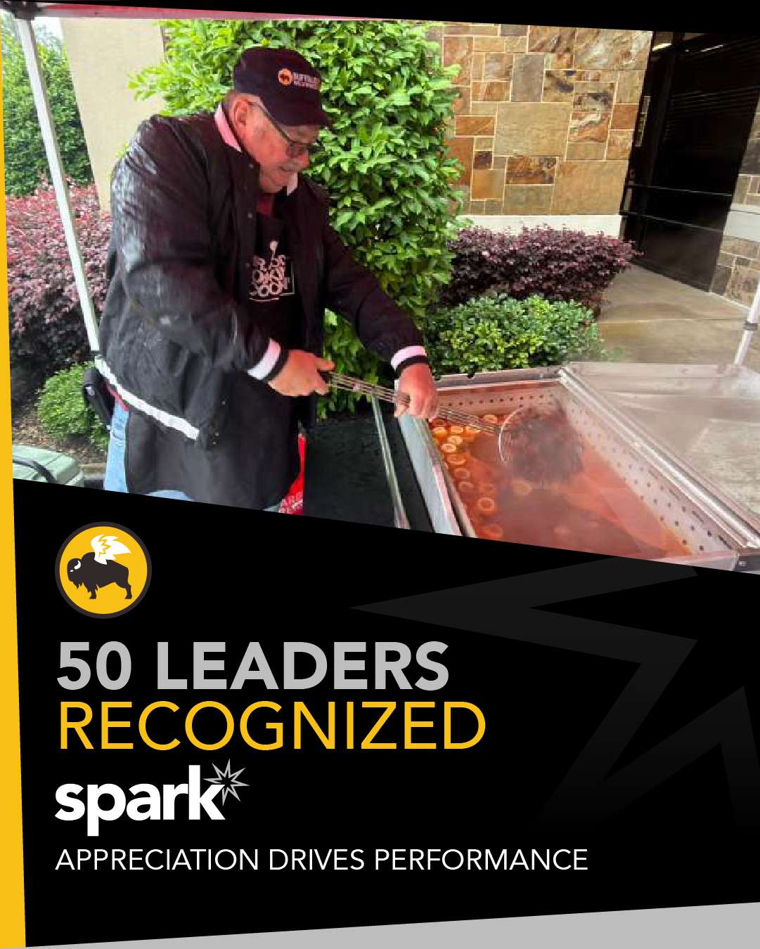 Behind every strong operation is a team of leaders making it happen daily.
That’s why Spark brought together more than 50 field and office leaders for an employee appreciation event focused on recognizing the people behind the momentum.
Because leadership development isn’t only about coaching and performance metrics.
It’s also about creating a culture where people feel seen, valued, and connected to something bigger than their role.
We believe investing in people strengthens everything:
Culture
Retention
Execution
Growth
Learn more about our culture:
sparkhou.com/join-us
#Teamwork #CompanyCulture #HospitalityLeadership #PeoplePowered #CultureMatters #LeadershipInAction #CareerGrowth #TeamSuccess #SparkLeadership
