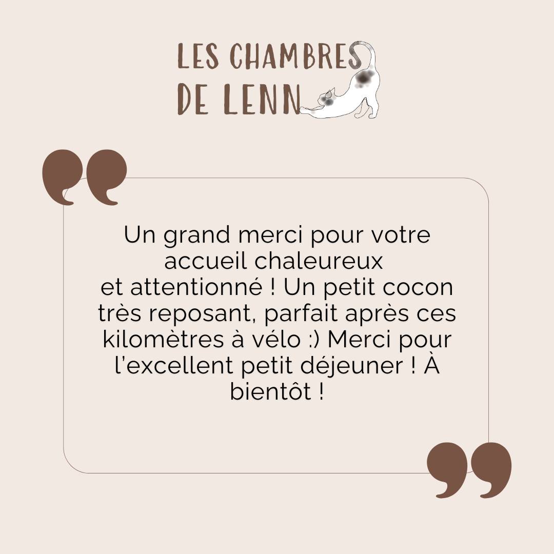 Ils sont passés par Les chambres de Lenn 🐈✍🏼
Pour en savoir plus, rendez-vous sur le site 👉🏼 www.leschambresdelenn.com
➡️ Réservation par mail 📩 : leschambresdelenn@gmail.com ou par téléphone 📞 : 06 84 83 28 26
#bretagne #damgan #morbihan #chambresdhotes #spring