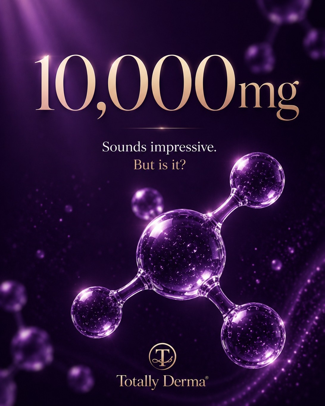 10,000mg sounds like a big number — but what does it actually deliver?
Collagen dosage is one of the most misunderstood areas in wellness supplementation. Not all collagen is created equal. The source, hydrolysation process, and formulation all play a critical role in how effectively your body can utilise it.
Totally Derma contains 10,000mg of fully hydrolysed collagen peptides, designed for optimal absorption and utilisation by the body.
Because when it comes to collagen, it's not just about how much you take — it's about how much your body can use.
#collagendosage #collagensupplement #collageneducation #hydrolysedcollagen #totallyderma #beautywithin #wellnesssg #collagen #healthyaging #singaporewellness