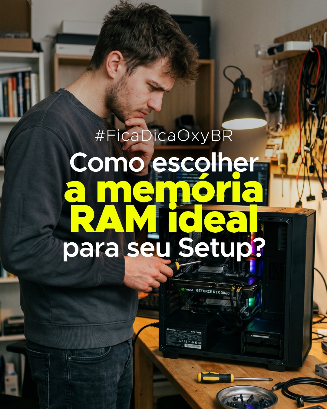 Escolher a memória RAM ideal vai muito além da capacidade. ⚡
Compatibilidade, frequência, latência e configuração dos módulos são fatores que fazem diferença no desempenho final do seu computador.
Seja para montar um setup gamer, uma estação de trabalho ou realizar um upgrade, entender esses detalhes ajuda a extrair o máximo da sua máquina e evitar incompatibilidades.
Na OxyBR, você encontra uma linha completa de memórias RAM para diferentes necessidades, desde plataformas consolidadas até as tecnologias mais recentes do mercado.
➡️ Deslize para conferir as principais dicas e fazer a escolha certa para o seu próximo upgrade.
Fale com nossos representantes pelo link da Bio.
Conheça nossos produtos:
💻 www.oxybr.com
◾ Lembrando que não possuímos venda direta ao consumidor.
#MemoriaRAM #DDR5 #Hardware #Upgrade #OxyBR
