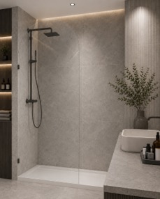 A modern frameless shower panel designed to feel light, open, and refined.
The Toorak Arched Shower Panel combines premium toughened glass with soft curved detailing to create a clean architectural statement in any bathroom.
#MelbourneShowerScreensOnline #DIYLife #MelbourneStyle