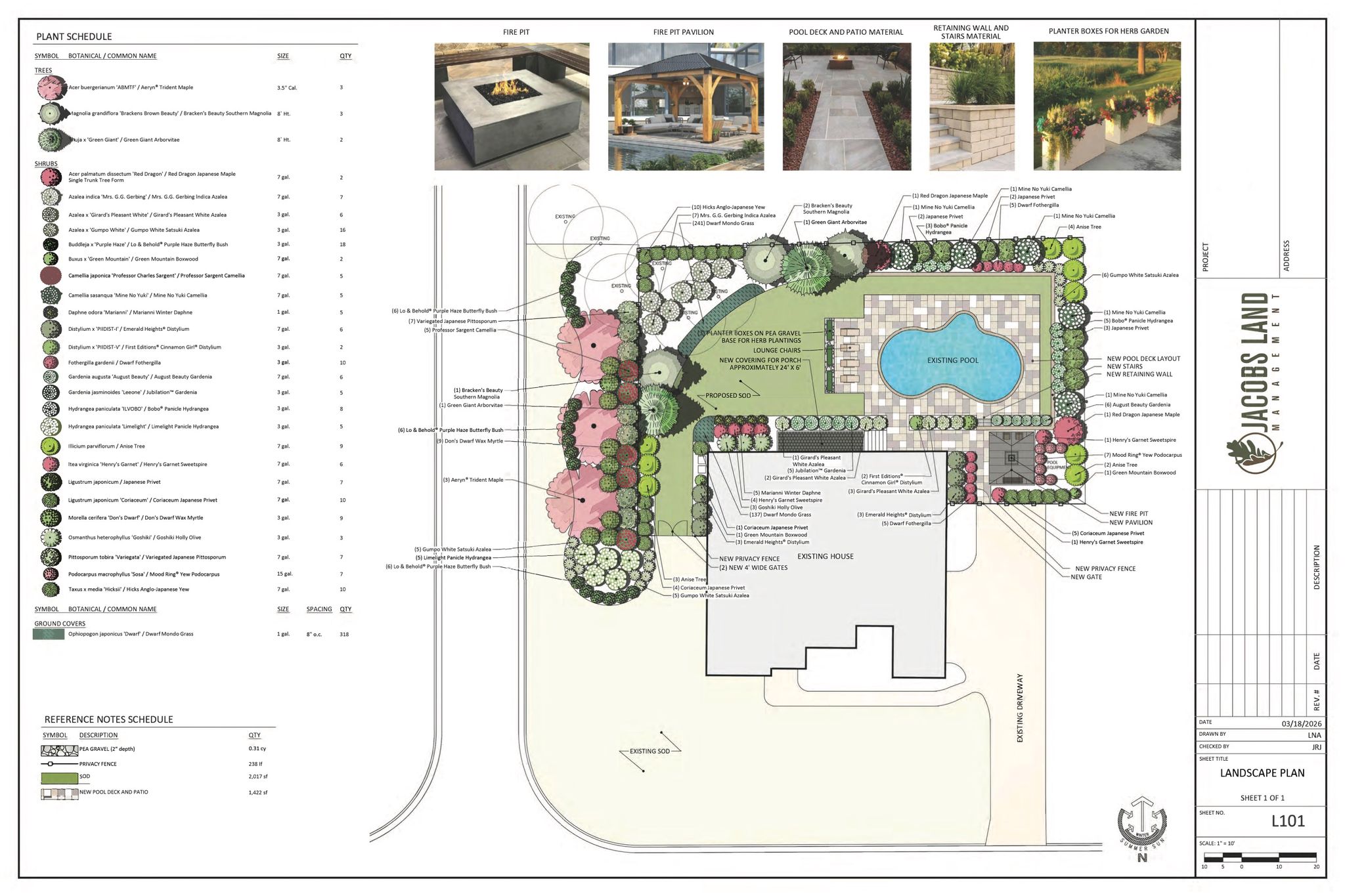 Are you thinking about updating your landscaping but aren’t sure where to start?
Lauren, our talented associate landscape designer, creates beautifully detailed plans that let you see the whole design before any work starts. Her vision and creativity can turn any yard into a comfortable and functional outdoor living space. Call us to schedule your consultation and start your transformation from yard to living space.
#jacobslandmanagement #landscapedesign #landscapingnearme #ResidentialLandscaping #augustaga