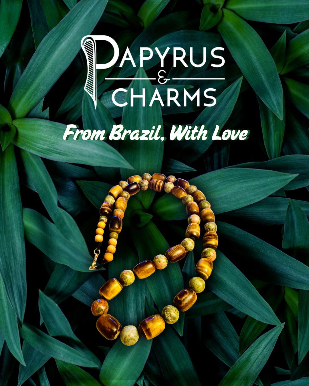 Tiger Eye brings strength, balance and protection while Unakite invites heart healing and soothing energy to the wearer. 36 inches and completely handmade with love. ✨ #Necklace #blackownedbusiness #crystals #Milwaukee