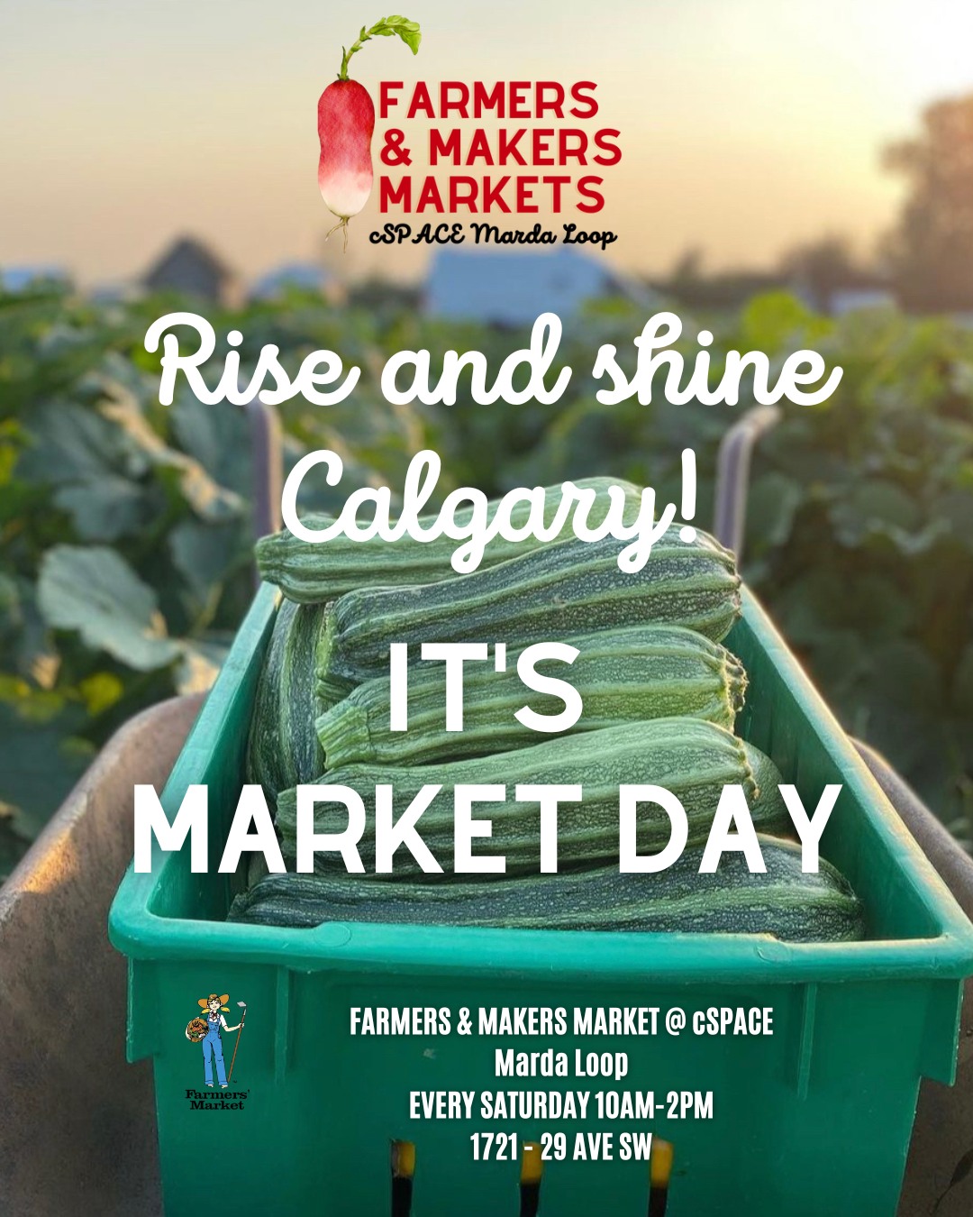 Good morning, beautiful people! ☕✨
The coffee is hot, the treats are fresh, and the tents are officially up in the Art Park at cSPACE Marda Loop!
It looks like we might get a few classic June showers today, but you already know the deal—we are hearty like that! 🌧️💪 A little drizzle won't stop us from coming together to support our incredible local Alberta farmers, makers, and artisans.
So grab your favorite umbrella, lace up your boots, and come shake off the morning sleepiness with the best community vibes in Calgary.
While you're here, don't forget to swing by the market table to grab your Friend of the Market Loyalty Card if you haven’t yet! It’s the perfect way to score some sweet vendor discounts while keeping this local community hub thriving all season long. #friendofthemarket
See you in a bit! 👋💛
🗓️ Quick Morning Checklist:
⏰ Time: 10:00 AM – 2:00 PM
📍 Location: cSPACE Marda Loop (outdoors in the Art Park!)
🌦️ Weather: Rain or Shine (we’ve got you covered!)
@cspace.mardaloop @hardknoxbrew @rollwithitbaking @homesteadbreadyyc @soutofarms @ekjfoods @backyardbounty_yyc
#MarketDay #FriendOfTheMarket #fom #FarmersAndMakersMarket #cspacemardalooop #CalgarySaturdays #SupportLocalYYC #ShopLocalCalgary #YYCCommunity #MardaLoopYYC