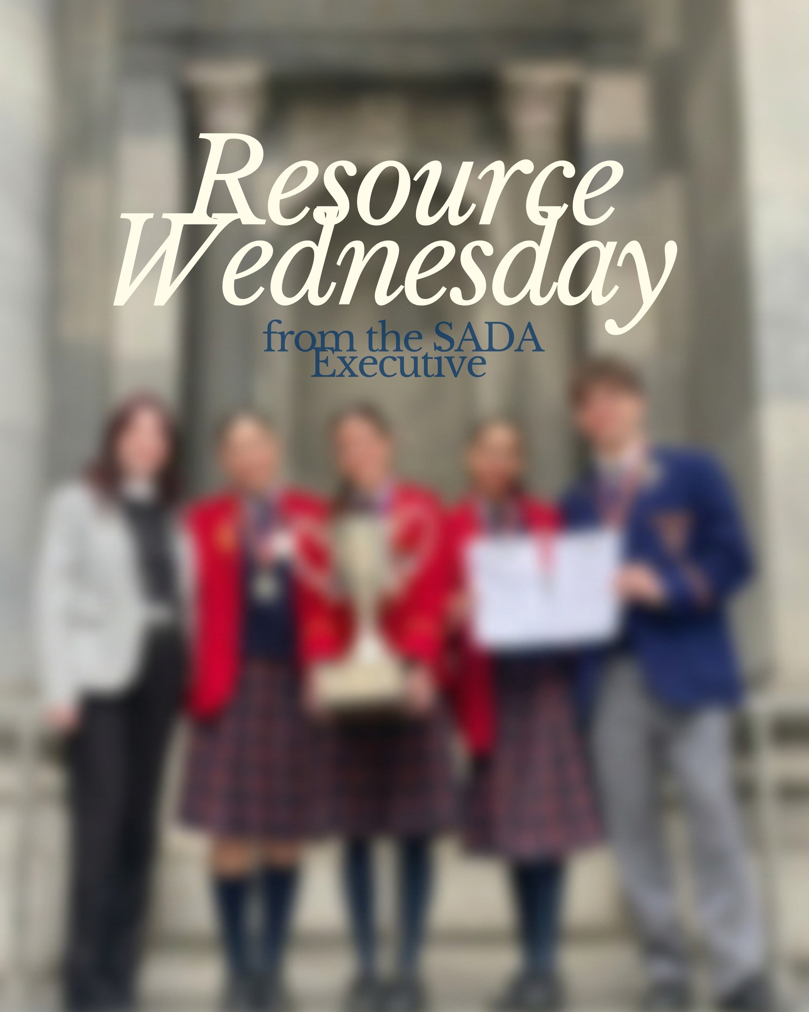 A new initiative from the SADA Executive Committee, Resource Wednesday spotlights favourite external debating resources of Executive members, all of whom have been accomplished debaters, coaches or adjudicators.
Debates.
Matter files.
Training videos.
Coming soon on the SADA Instagram and Facebook stories every Wednesday, from next week to the end of the season!