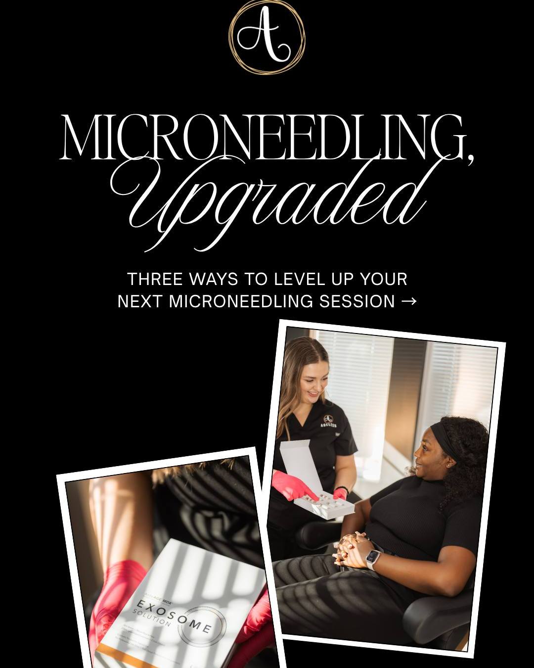 Your microneedling treatment called... it wants an upgrade. ✨⬆️
Amplify your results with AnteAGE treatment enhancements:
🤍 Exosomes
🤍 Biosomes
🤍 P.E.A.R.L.
Think of them as the VIP upgrade your skin deserves!
Comment GLOW and we'll send you more information. 💌
📍Greenwood: (317)530-2393
📍NW Indianapolis: (317)855-9100
Book online: Agelessindy.com
#agelessaesthetics #microneedling #anteage #exosomes #biosomes #pdrn #salmonsperm #collagen #antiaging #indymedspa #aesthetician