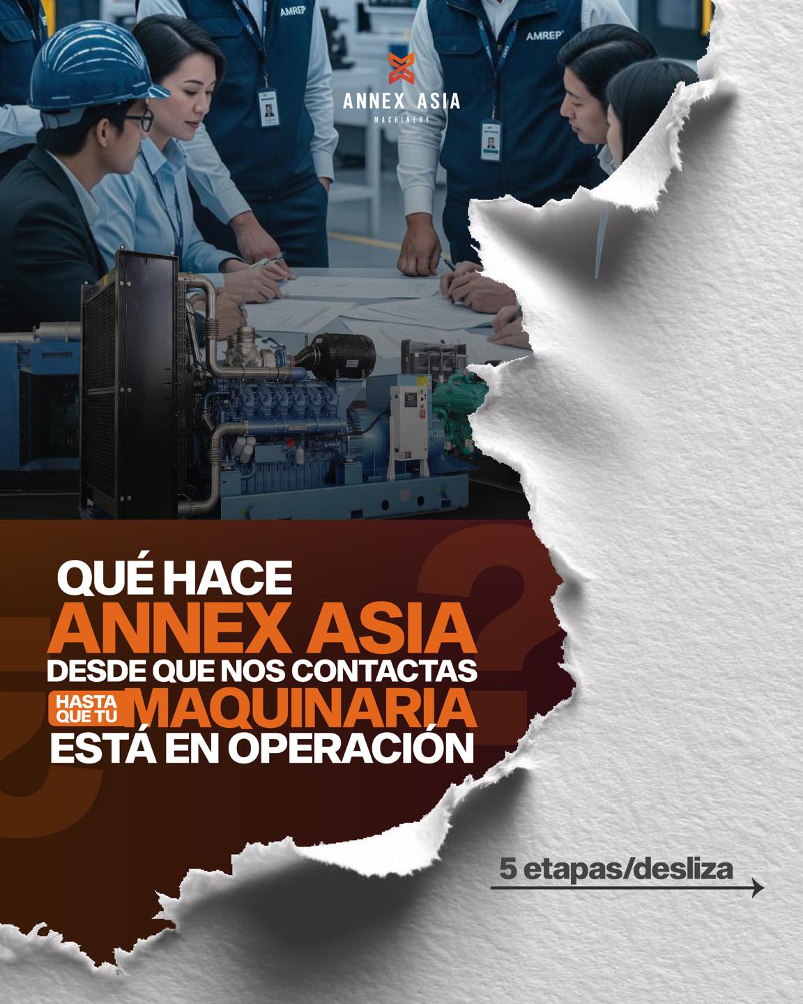 📌Importar maquinaria desde China no es complicado.
Lo complicado es hacerlo bien.
La diferencia entre una importación que funciona y una que para tu operación está en cuántas de estas 5 etapas se respetaron. La mayoría de problemas que nos traen los clientes ocurrieron porque saltaron la 3 o la 4.
👉🏼Desliza y conoce qué hace Annex Asia exactamente en cada paso, desde que describes tu necesidad hasta que tu maquinaria está en operación.
Si tienes una importación en evaluación y quieres ver cómo aplica este proceso a tu caso, escríbenos. La asesoría inicial no tiene costo.
#AnnexAsia #ImportacionChina #GestionDeImportacion #ImportarDesdeChina #AuditoriaProveedores #EmpresasEcuador