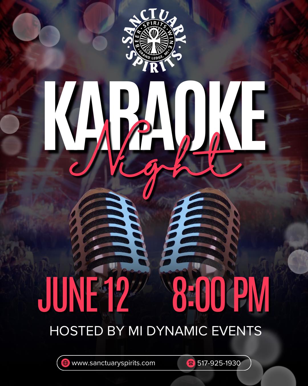 🍺🎈 Happy Friday everyone! Let’s get the party started this weekend. 🎤Karaoke 8pm tonight at Sanctuary Spirits.
$6 Pints & $6.50 classic cocktails! 🍹Where else can you get a premium Margarita for $6.50?
Kitchen is open until 8:00pm. 🔥
#karaokenight #karaoke #midynamicevents #sanctuaryspirits