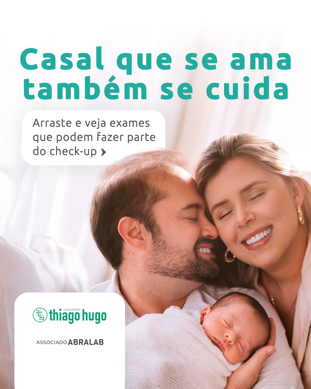 Cuidar da saúde em casal não significa fazer os mesmos exames. Significa criar uma rotina em que os dois olham com mais atenção para o próprio corpo, para os riscos individuais e para a fase de vida em que estão. 💙
Um check-up bem indicado considera idade, histórico familiar, sintomas, uso de medicamentos, hábitos de vida, doenças já diagnosticadas e objetivos específicos, como prevenção, fertilidade, acompanhamento de condições crônicas ou envelhecimento com mais qualidade.
Também é importante lembrar que homens e mulheres podem ter necessidades diferentes ao longo da vida. Algumas avaliações são mais voltadas à saúde hormonal, ginecológica ou prostática. Outras ajudam a acompanhar metabolismo, rins, fígado, colesterol, glicose, vitaminas e marcadores importantes para decisões de cuidado.
Fale com nossa equipe pelo WhatsApp e conheça as opções de check-up disponíveis. 🔬
🔬Laboratório Thiago Hugo
☎📲 Whatsapp ou Call Center (38) 3531-8650
📧 contato@laboratoriothiagohugo.com.br
📍Unidades em Diamantina, Patrocínio, Conceição do Mato Dentro e região.
Para mais informações, acesse o site:
🌐 Home | Laboratório Thiago Hugo
#diamantinamg #conceiçãodomatodentro #patrocinio #laboratoriothiagohugo
