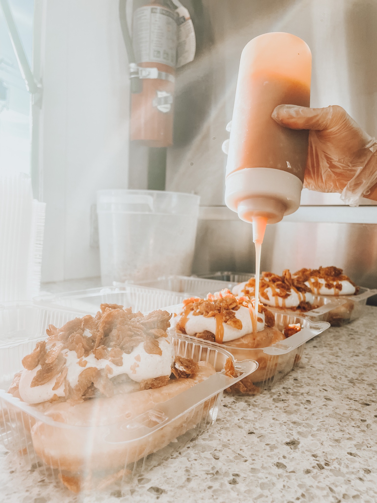 Happy weekend JC! 😍
We can't think of a better way to celebrate the beginning of summer than you coming to Local's for a sweet treat! You can find us at Velkommen Square tomorrow, June 20.
ADDRESS: 190 Ivy Street, Junction City
HOURS: 9-2
SPECIAL: ✨The Crispy Cinnamon Cream Donut✨
Along with our special, we will also be serving our original vanilla glazed donuts, cinnamon sugar donuts, handcrafted soft pretzels, and Blue Silo Creamery milk and chocolate milk.
GIVEAWAY: We are giving away a half dozen donuts/pretzels to 2 lucky followers!
TO ENTER:
✨LIKE THIS POST
✨FOLLOW OUR PAGE
✨TAG YOUR FRIENDS
Winners will be announced tomorrow morning and will also be contacted directly. Please be aware of scammers posing as our page, we will NEVER ask for credit card/personal information to claim your prize.
See you soon! 🫶