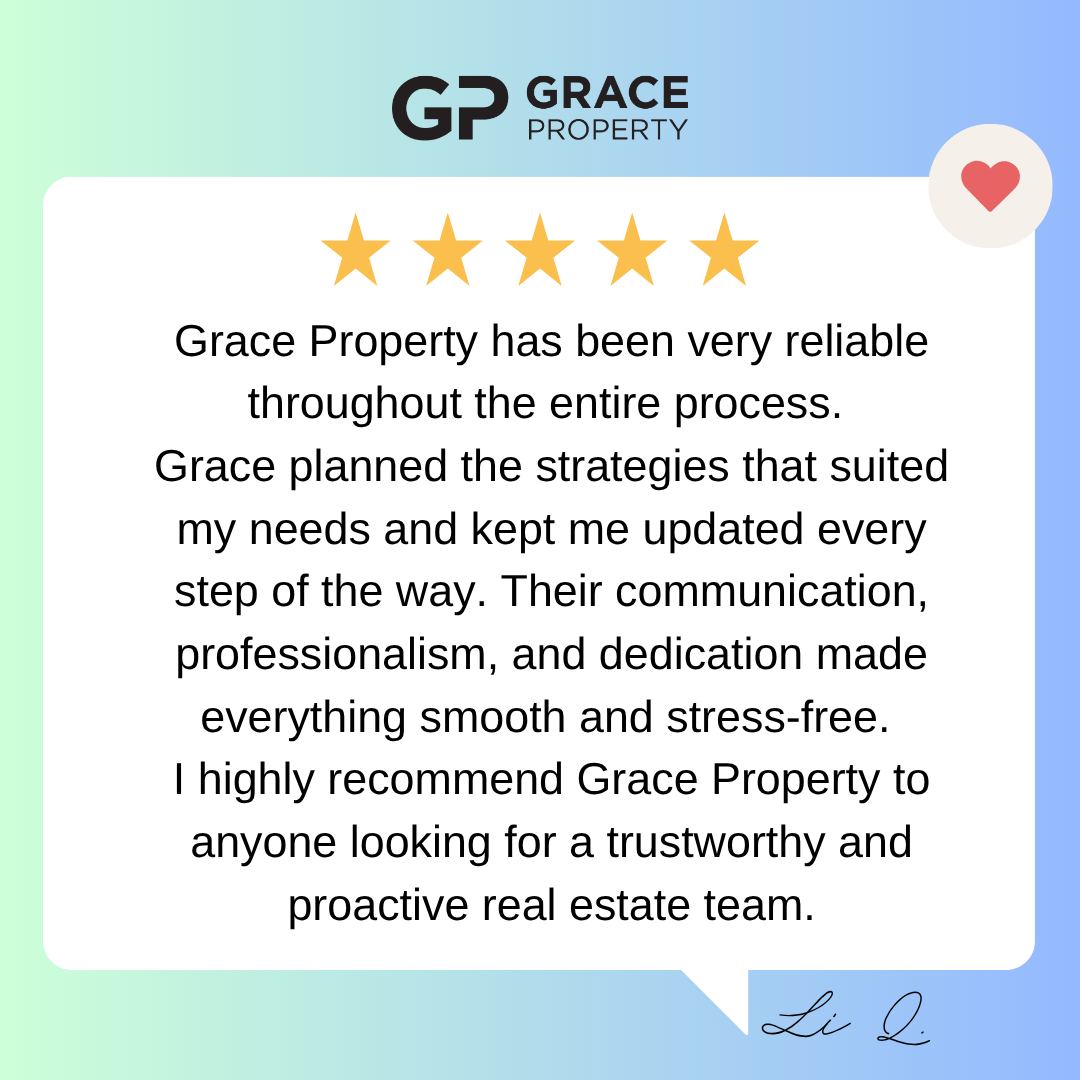 ⭐️ Another 5-Star Experience ⭐️
We are incredibly grateful for the trust our clients place in us and proud to receive feedback like this.
Being reliable, proactive, and keeping our clients informed every step of the way is at the heart of what we do. From developing the right strategy to delivering a smooth, stress-free experience, our goal is always to achieve the best possible outcome.
Thank you for your kind words and recommendation. It was a privilege to be part of your property journey.
#GraceProperty #5StarReview #ClientTestimonial #PropertyManagement #SydneyRealEstate #SellWithConfidence #LeaseWithConfidence