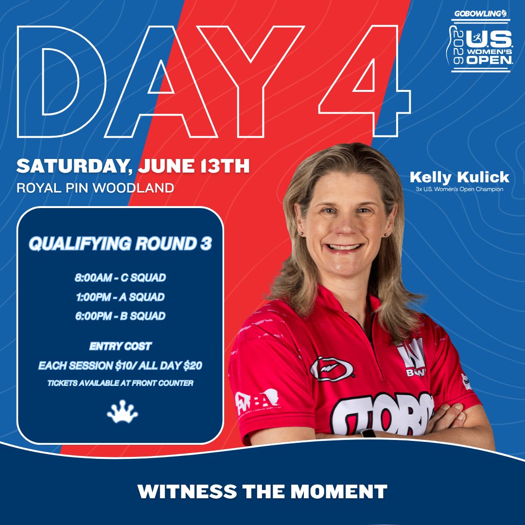 Today is the last chance for some competitors to make their move and remain in the field! Come watch the action as it starts to heat up! 🔥