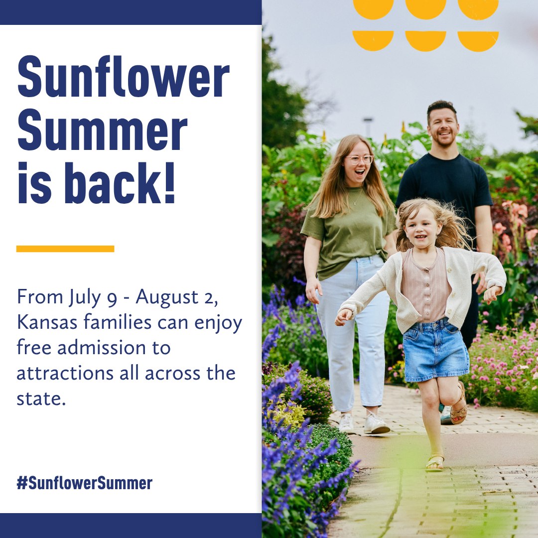 It's time to take a hike! Or maybe go to a museum? (Hint, hint!) Or maybe even go to a zoo! The possibilities are endless with the Sunflower Summer app. Kansas families can download it for a summer full of endless adventures for the whole family! #ToTheStarsKS #SunflowerSummer