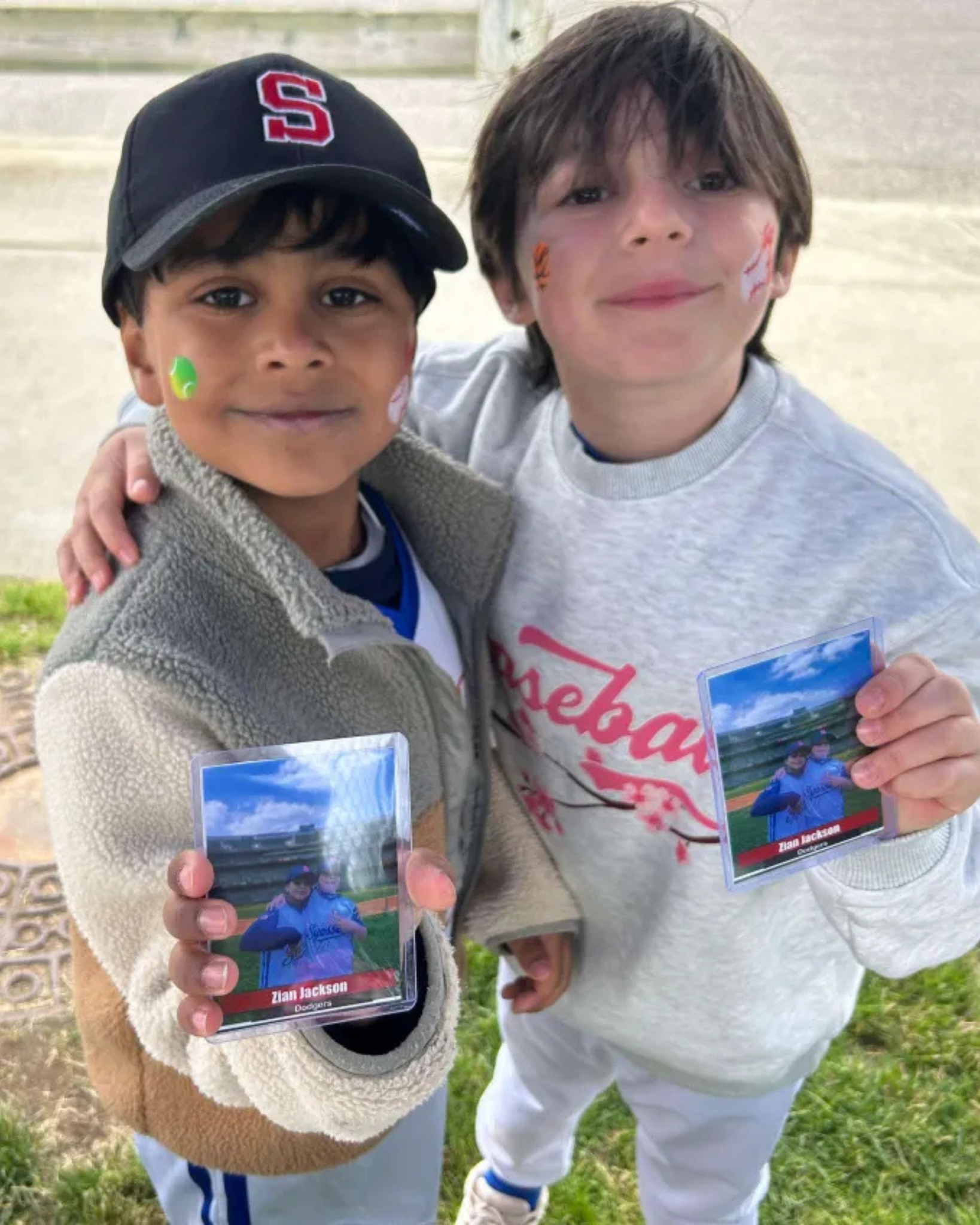 Baseball picnic, but make everyone feel like an all star ⚾📸🎨
Our Trading Card Photo Activation lets guests become their own custom baseball card, while face painting adds the perfect extra touch of team spirit, color and fun.
It is the kind of combo kids love because they get a keepsake, a cool photo moment and a face paint design that makes them feel game day ready.
.
Want to bring this to your next event? DM us to book.
#tradingcardphotoactivation #facepainting #baseballpicnic #baseballevent #sportsevent #familyevent #kidsactivities #evententertainment #photoboothfun #magicalmemoriesentertainment