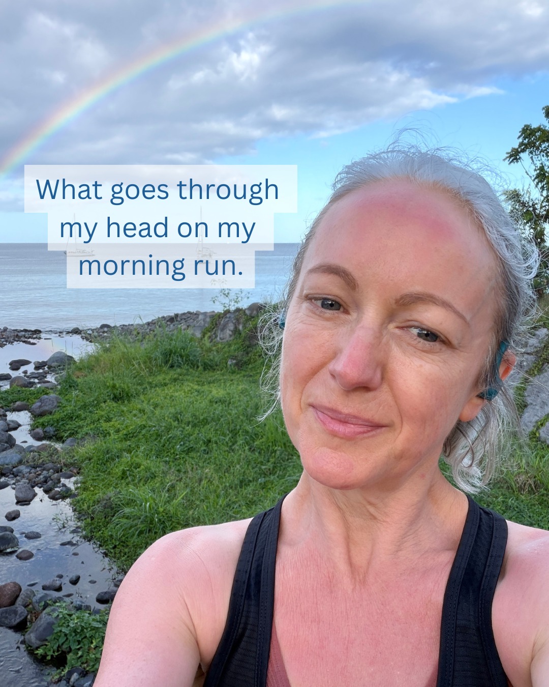 The running commentary (pun intended) in my head every morning when I run.
Special shout out to Mr Dog Walker who always has a cheery hello for me.
And no, that is not South Oxhey - it's a throwback to running in the Caribbean, same thoughts just swap squirrels for chickens!
.
.
.
.
#runningcommentary
#runner
#morningrun
#squirrels
#thethoughtsinmyhead