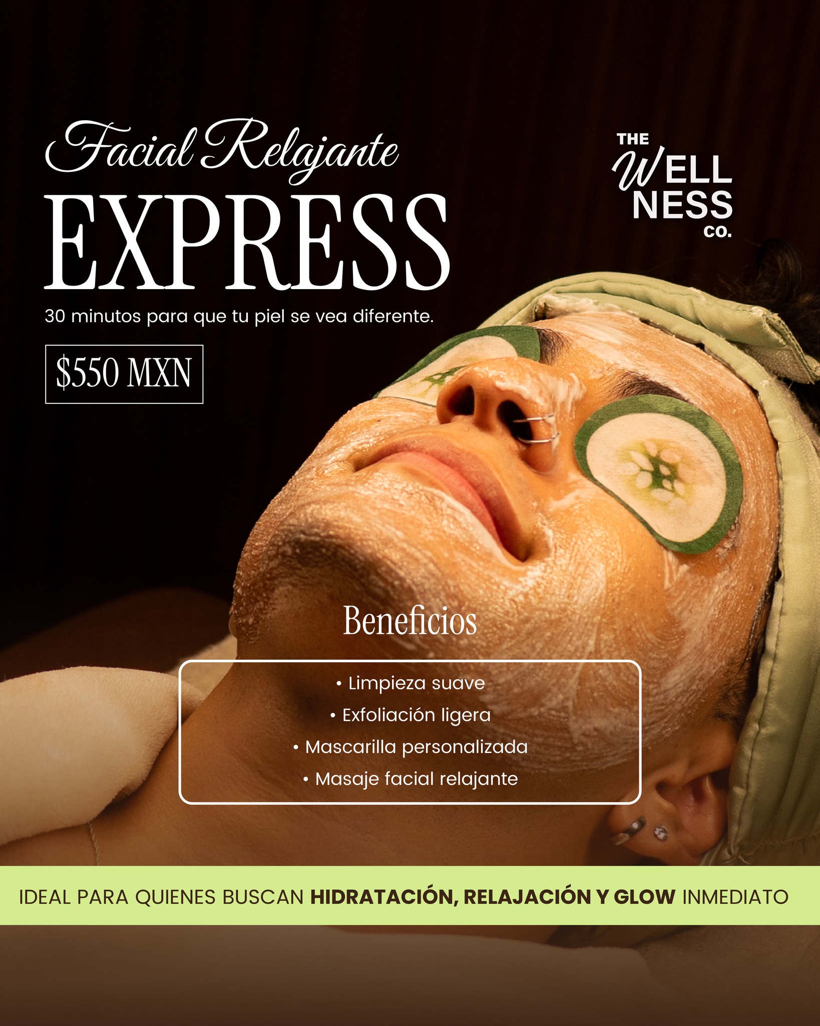 Tu piel también necesita una pausa. ✨🤍
En solo 30 minutos, regálale el cuidado que merece con una experiencia diseñada para refrescar, relajar y devolverle ese glow que tanto te gusta. 🌿
📲 WhatsApp 656 588 8554
☎️ 656 694 5329
#TheWellnessCompany #FacialExpress #GlowSkin #WellnessJuarez #SelfCare
