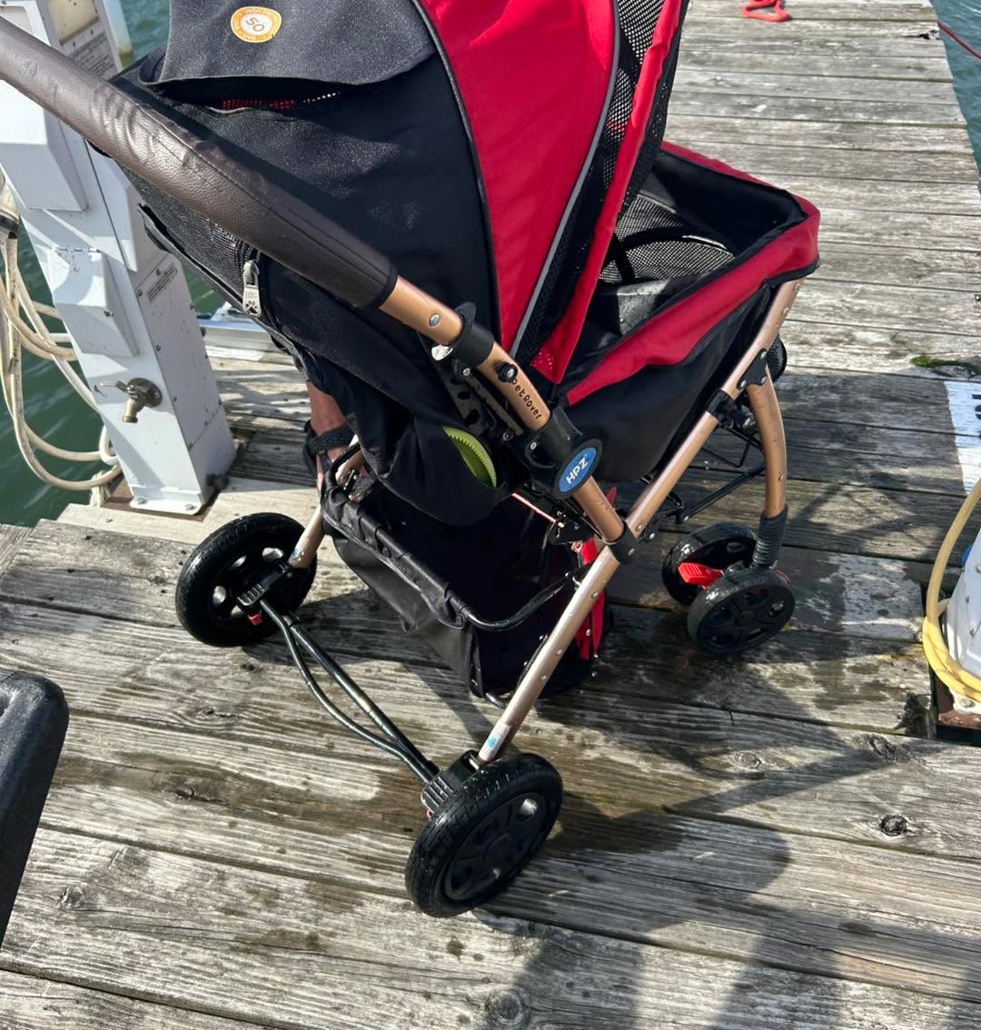 Diving for Rosie’s stroller. Rosie is a very sweet, very cute dog, her wagon blew into the water during the recent high winds. I also grabbed a scrub brush while I was there.
.
.
#recoverydiving #lakestclair #greatlakesstate #detroitriver #stclairshores #clintonriver #harrisontownship #boattown #algonac #stclair #metrobeach #michiganboating #puremichigan #michiganmarinas #metaldetector #safeharbormarinas #boatmichigan