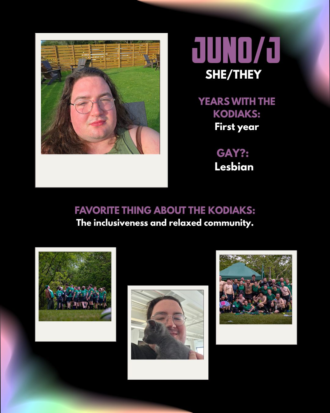 Happy Pride!! 🏳️🌈 The Kodiaks would like to take Pride Month to highlight the diversity and representation present on the team. As always, the Kodiaks are the only Queer and Gender inclusive Rugby team in Columbus!! 🏉💕🏉 We accept everyone regardless of gender expression, sexuality, age, creed, or experience level. So, come on out and join us, you might just like it! 😘😘