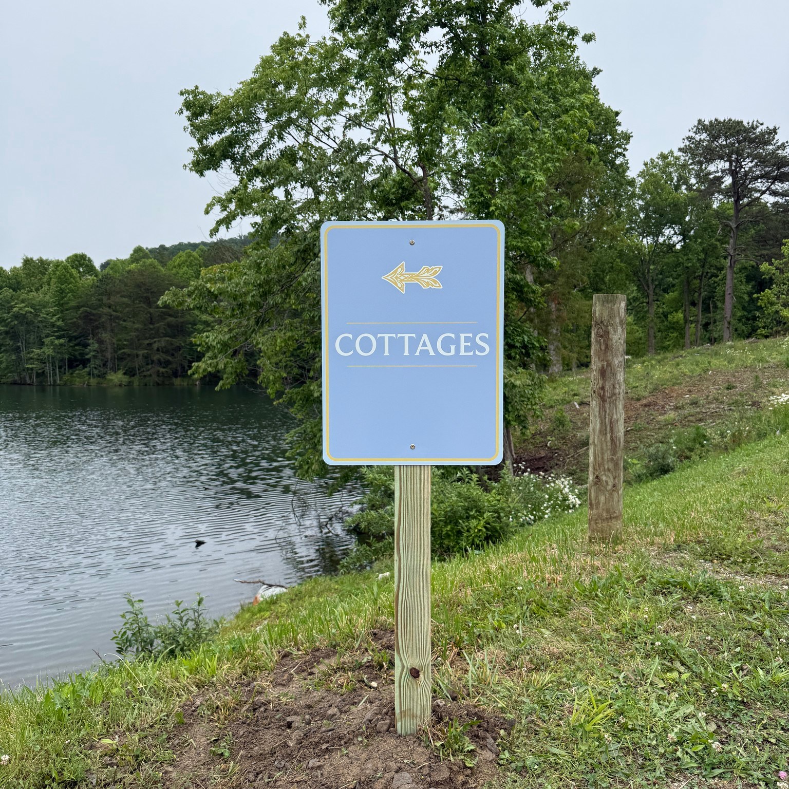 Adding some wayfinding signage to @thebarnatmillsfarm's new AirBnB cottages! It is gorgeous out there, check out their listings and book a getaway now.