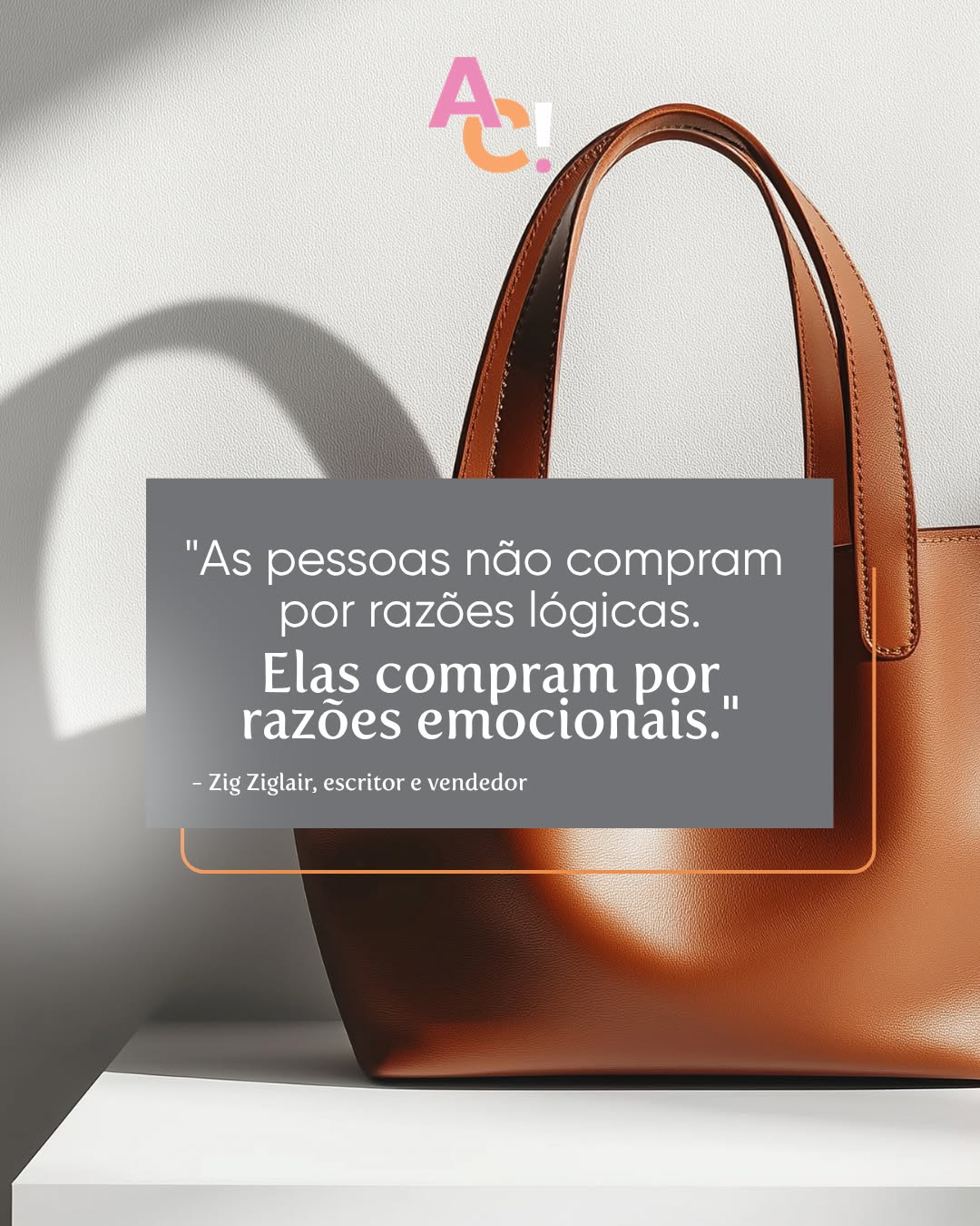 Enquanto focamos em dados, respostas cheias de nuances teóricas, acreditando que é isso que nosso cliente precisa, esquecemos que ninguém - nem eu e nem você - compramos com o cérebro racional.
Usamos a área mais primitiva, o cérebro reptiliano, para apertar o botão de comprar, para passar o cartão, para dizer SIM a uma proposta. Esse é o terror dos consultores financeiros! Mas é algo que precisamos, sabiamente, usar a nosso favor.
Jamais enganando, mas usando da persuasão para mostrar ao nosso público que temos a solução para o problema deles.
A Abrace trabalha com muita pesquisa - e sempre inicia pela etapa de diagnóstico - para chegar a essas respostas:
Quem é seu público?
O que ele precisa ouvir?
Como ele se sentirá mais confiante de comprar de você?
Onde ele está?
Por que ele vai escolher você - e não a concorrência?
#abracecomunique