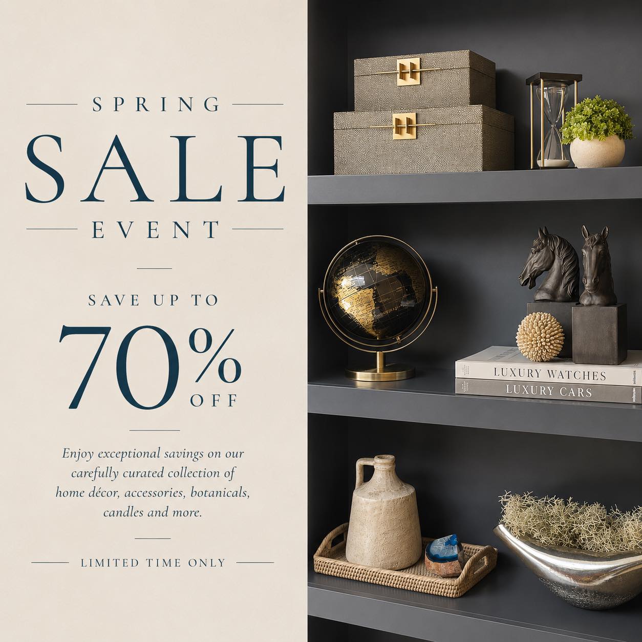 As the spring season draws to a close, making way for new beginnings.
Discover our End of Season Sale and enjoy up to 70% off a curated selection of signature pieces. Thoughtfully crafted, timeless by design and now available at exceptional prices for a limited time.
Explore the collection and find the pieces you’ll wear for seasons to come.
Shop the sale online