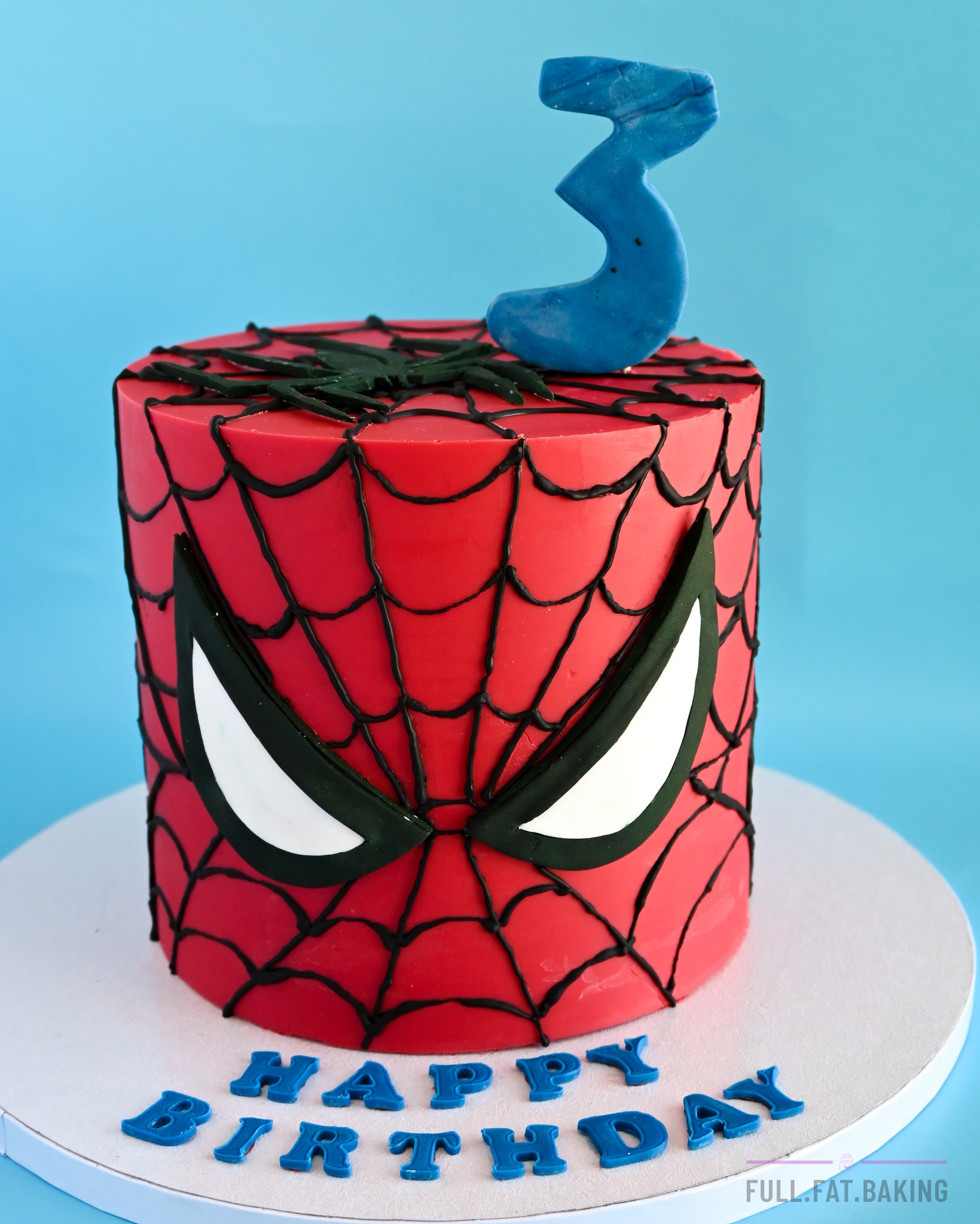 A superhero cake for a little 3-year-old web-slinger 💜
Bright red ganache, hand-piped webbing, big superhero eyes, a blue number topper and matching birthday letters.
Was the webbing relaxing to pipe? Absolutely not.
Did it look cool once it was done? Annoyingly, yes.
Custom cakes available to order in Paphos.
#fullfatbaking #paphoscakes #cypruscakes #customcakescyprus #superherocake #webcake #birthdaycakecyprus #kidsbirthdaycake #thirdbirthdaycake #custombirthdaycake #sugarpastetoppers #edibledecorations #paphosmums #cyprusmums #paphosbakery