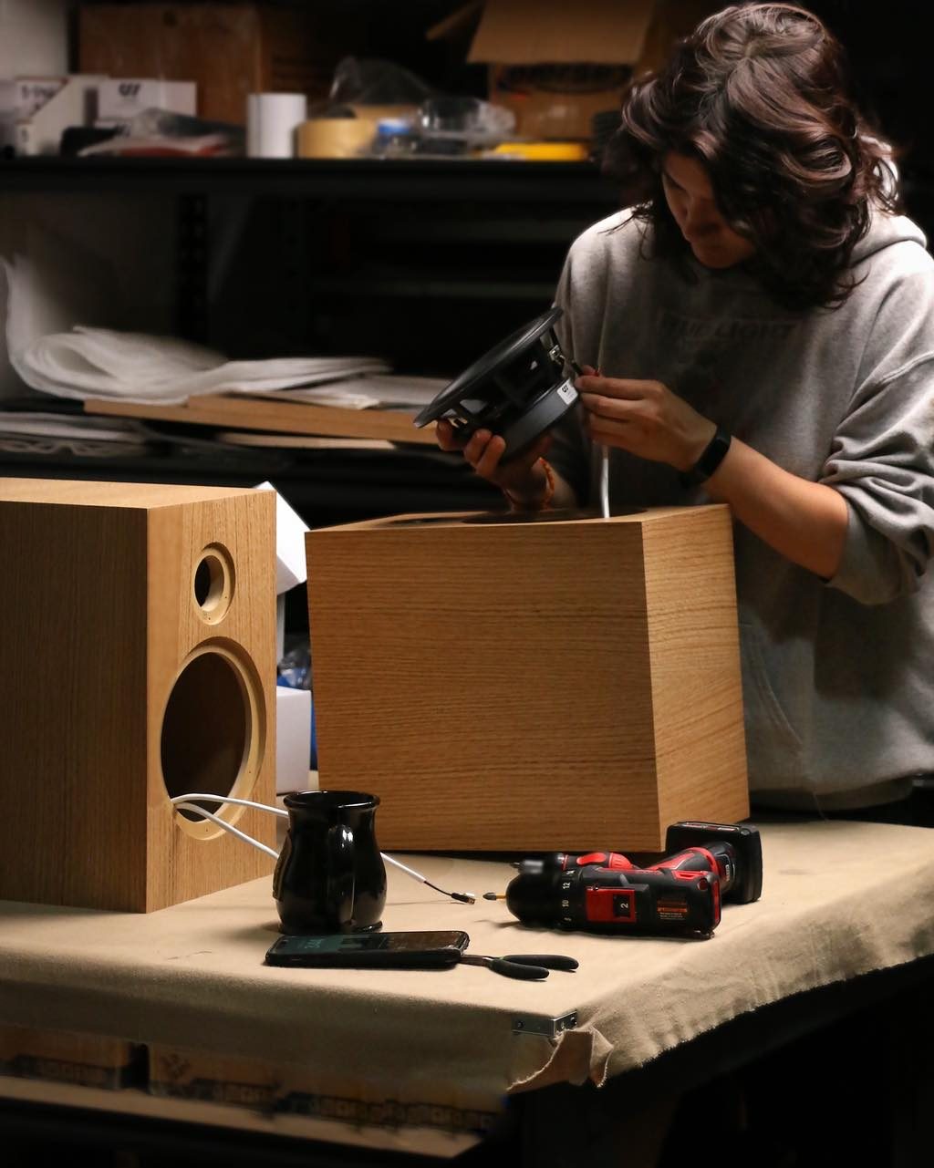 Every speaker starts here. Hand-built with attention to every detail, from cabinet to final assembly.
#CreativeSoundSolutions #DIYAudio #SpeakerBuild #HiFiAudio #HandBuilt #AudioEngineering #LoudspeakerDesign