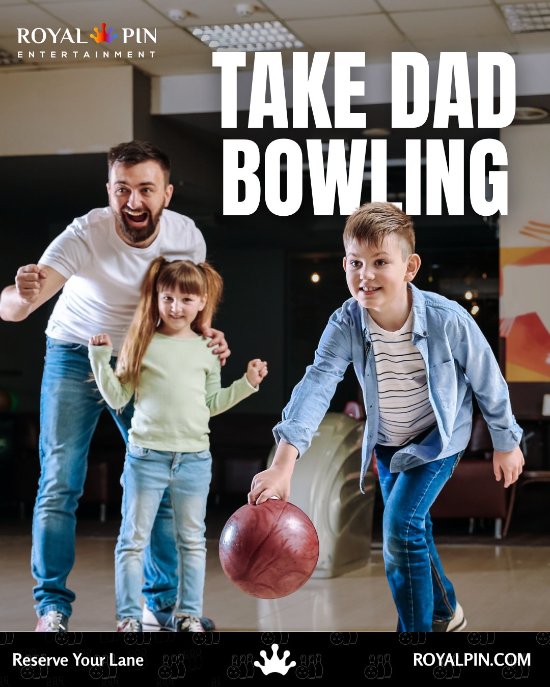 Take dad out for an experience he won't forget on the lanes!
We've got Food, Fun, and More for the whole family to enjoy!
Reserve your lane today through the link in our bio!