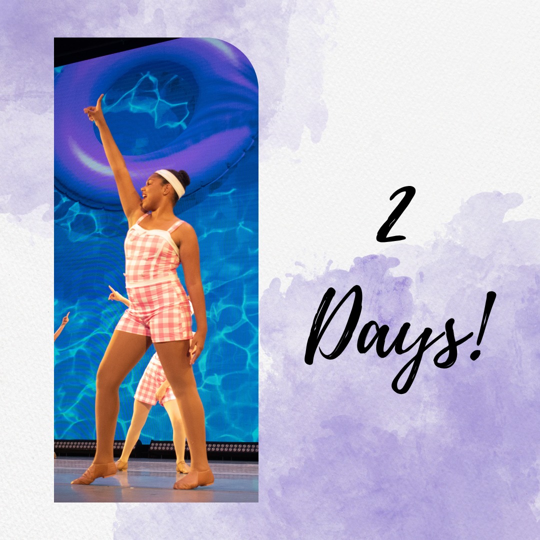 Recital Tip: Read the Recital Handbook!⭐️
Your Recital Handbook is full of a wealth of information including how to do hair and makeup for recital, show day rules and much, much more! You can access it in your DS Pro account or via most of the more recent emails.
Plus, Dress Rehearsal Schedule for night 2!