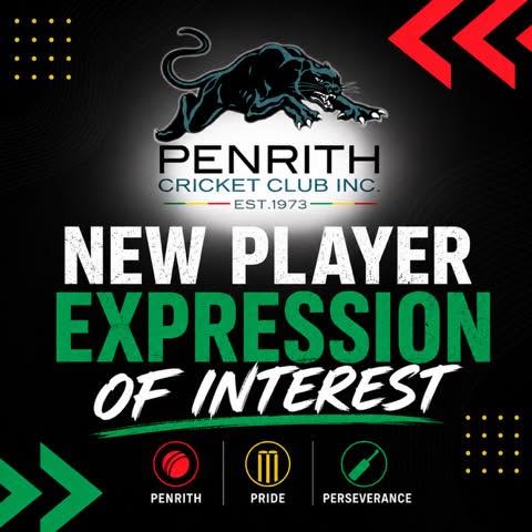 🏏 NEW PLAYER EXPRESSIONS OF INTEREST – 2026/27 SEASON 🏏
Expressions of interest will be closing soon, make sure you do not miss your chance!
Successful applicants will be invited to trial in mid-July
👉 Register your interest here:
https://forms.gle/2nv3XnMzqaVNuQjj6