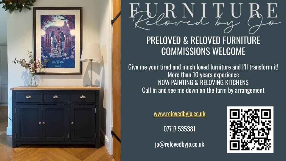 For those who don't know, I don't just relove furniture – I transform kitchens too. Whether it's a much-loved piece of furniture or a tired kitchen in need of a fresh look, I'd love to help. Get in touch for a chat about your project.
#RelovedByJo #KitchenPainting #KitchenTransformation #FurnitureMakeover #PaintedFurniture #UpcycledFurniture #FurnitureRestoration #BespokeFurniture #InteriorInspiration #HomeDecorUK #CotswoldsBusiness #WiltshireHomes #Malmesbury #CotswoldsLife #SupportLocalBusiness