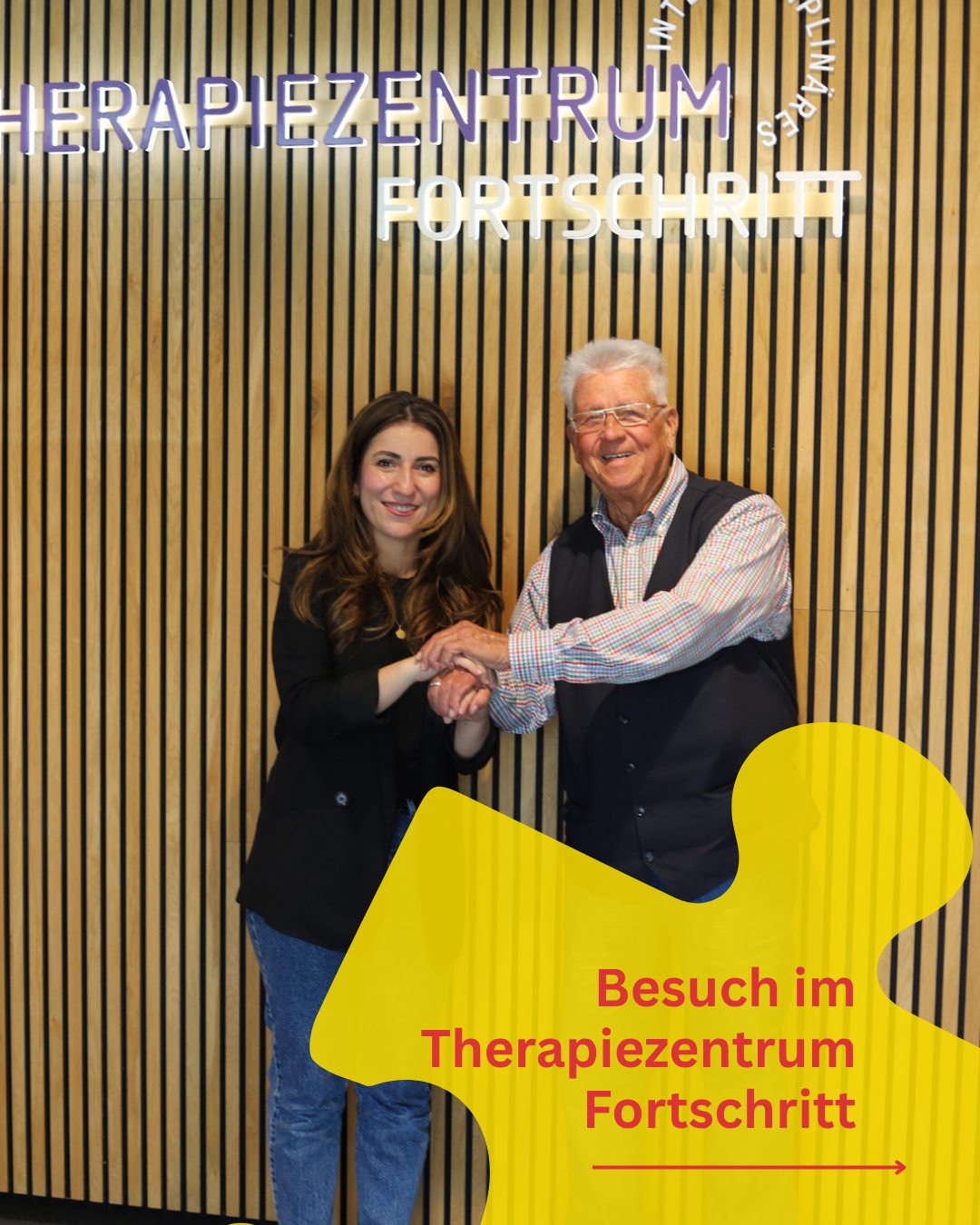 Vision trifft Therapie! 💡🦾
Unser Bundesvorsitzender Armin Nentwig war zu Besuch im Therapiezentrum Fortschritt in Erlangen. Geschäftsführerin Özge Demirezen zeigt, wie moderne Physio- und Ergotherapie wirklich funktioniert – individuell, hochmodern und mit ganz viel Herz für die Bedürfnisse jedes einzelnen Patienten.
Besonders faszinierend: Die Neurologischen Intensivwochen mit Robotik und hochfrequentem Training, um motorische Erfolge zu beschleunigen. Das ist echte Pionierarbeit! 🙌
Seid dabei! Am 19. September 2026 öffnet das Zentrum seine Türen für den Tag der offenen Tür. Kommt vorbei und überzeugt euch selbst von dieser Vorzeigeeinrichtung!
📍 Erlangen
📅 19.09.2026
#TherapiezentrumFortschritt #Erlangen #Physiotherapie #Neurologie #Gesundheit #Reha #Robotik #Visionär #ArminsTermin #TagDerOffenenTür